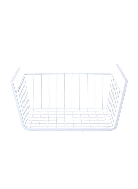 

Generic Metal Wire Under Shelf Hanging Storage Basket, White