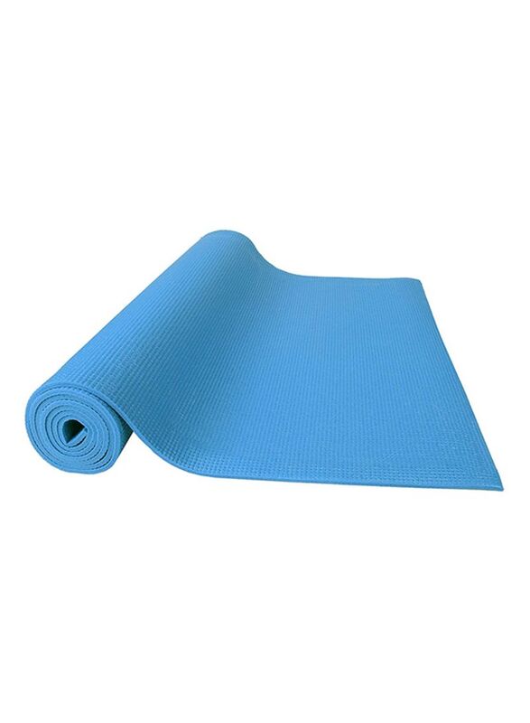 Yoga Mat With Carry Strap, 24-Inch, Blue