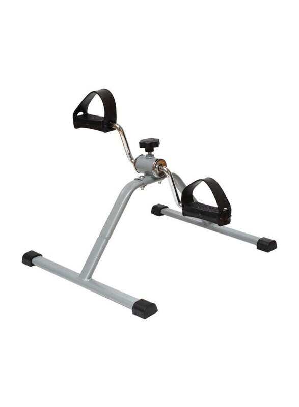 

Generic Budget Pedal Exerciser Machine, 51cm, Black/Silver/White