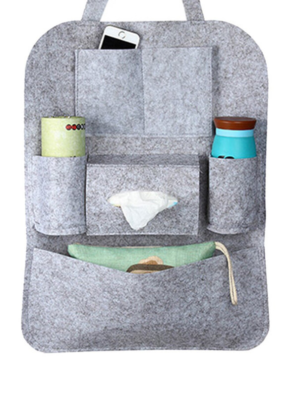 

Generic Car Back Seat Storage Bag, Grey