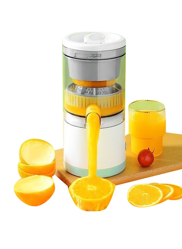 

DubaiGallery Rechargeable Hands-Free Masticating Orange Juicer, CJY-8024, White