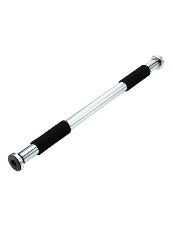 Pro Action Dual Action Door Gym Bar, Silver/Black