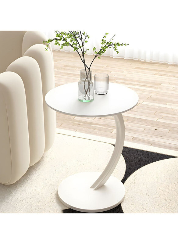 

DubaiGallery Multifunctional Small Accent Side Table, White