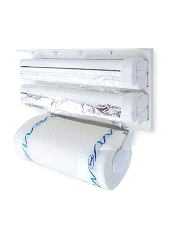

Generic Triple Paper Dispenser, White