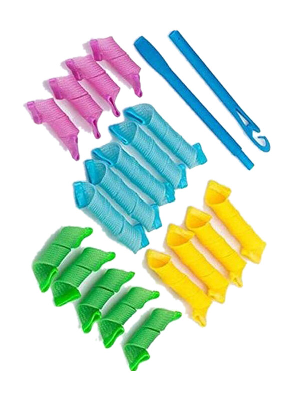 

Xiuwoo Hair Curler Set, 18 Pieces, Multicolour