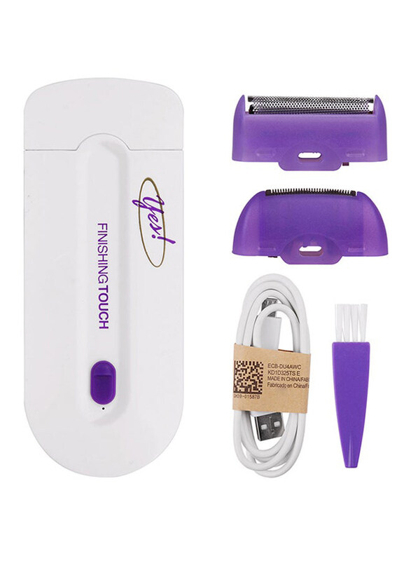 

Generic Multi-Functional Hair Trimmer, White/Purple