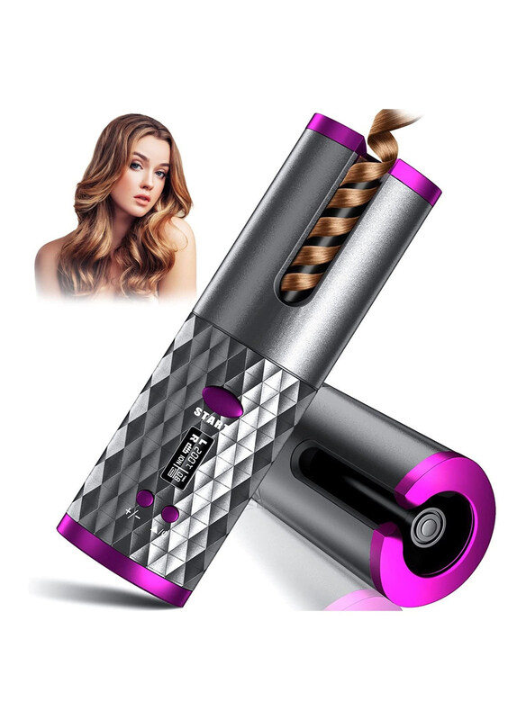 

Generic USB Portable Professional Hair Curler, Grey