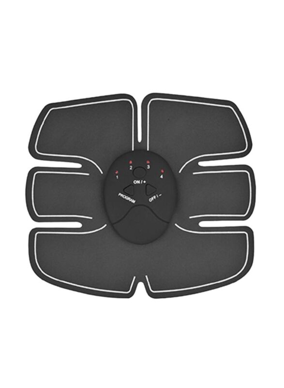 Six Pack Abs Stimulator, Free Size, Black