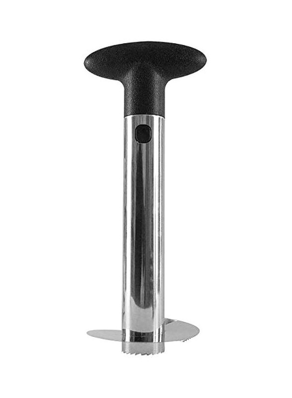 

As Seen On Tv Stainless Steel Pineapple Corer, Silver/Black