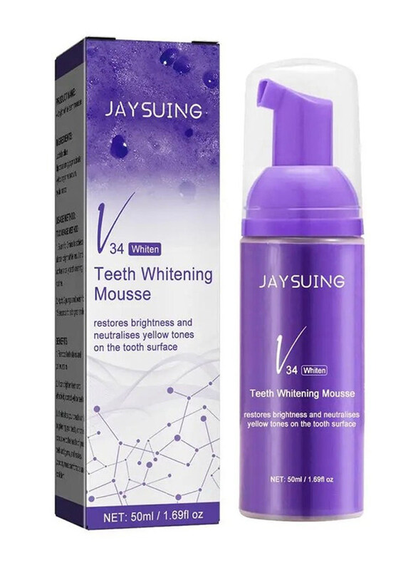 

Jaysuing Teeth Whitening Mousse Toothpaste, 50ml