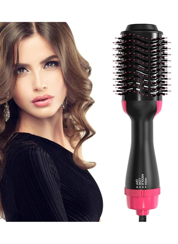 

One Step Hair Dryer, Black/Pink
