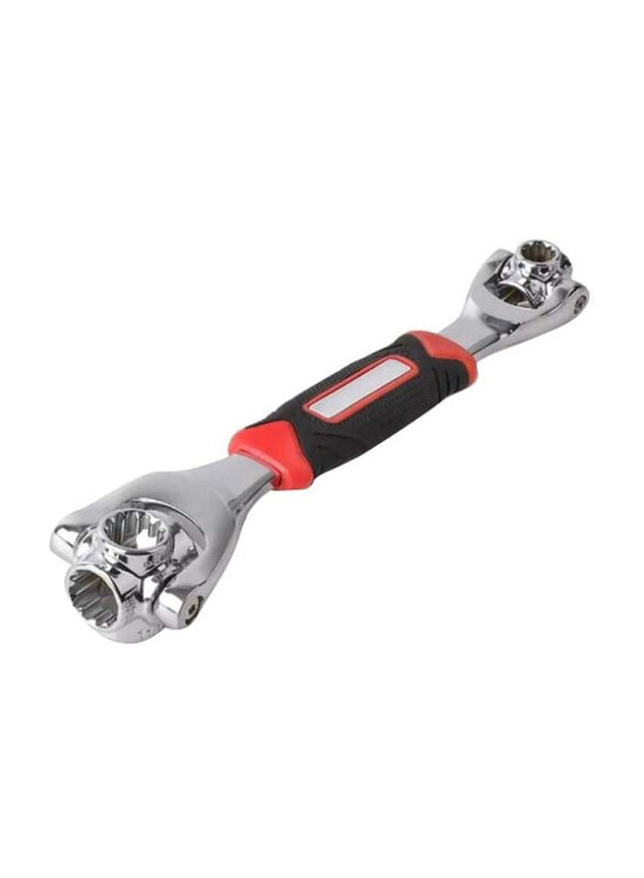 

Generic 48-In-1 Multipurpose Socket Wrench, Silver/Red/Black