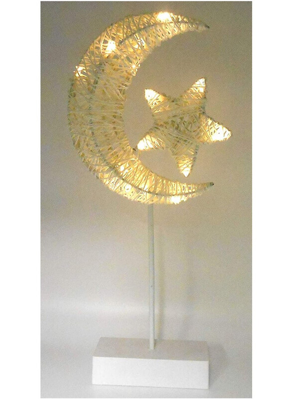 

DubaiGallery Moon And Star LED Decorative Lamp Night Light, Gold