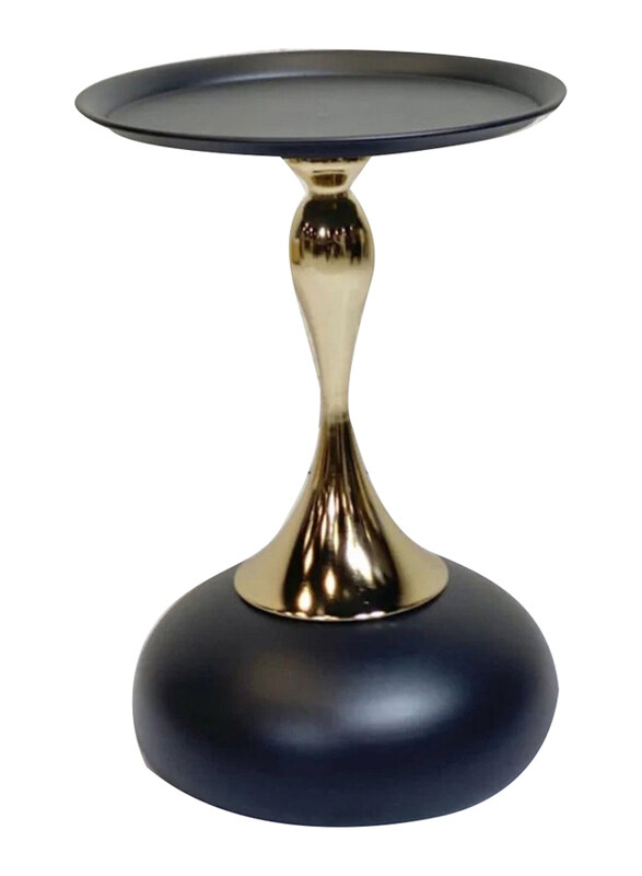 

DubaiGallery Modern Sofa Side Table, Black