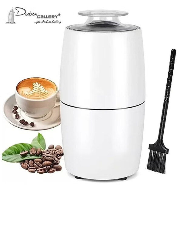 

DubaiGallery 0.1L Electric Mini Coffee Grinder, 300W, JMK9003, White