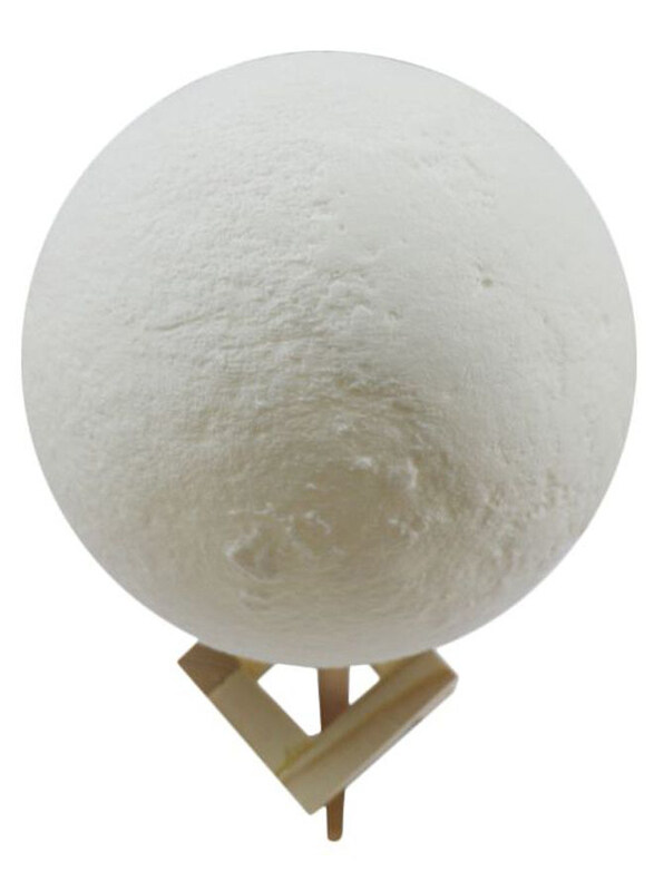 

Generic 3D Rechargeable Moon Light Lamp, White