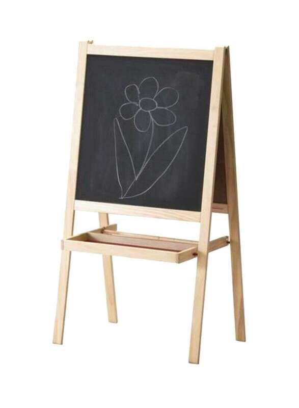 

Generic Wooden Dry Erase Board, Black/Beige