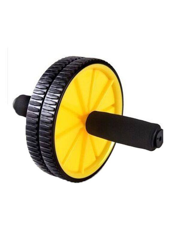 

Generic Wheel Abdominal Power Roller, Yellow/Black