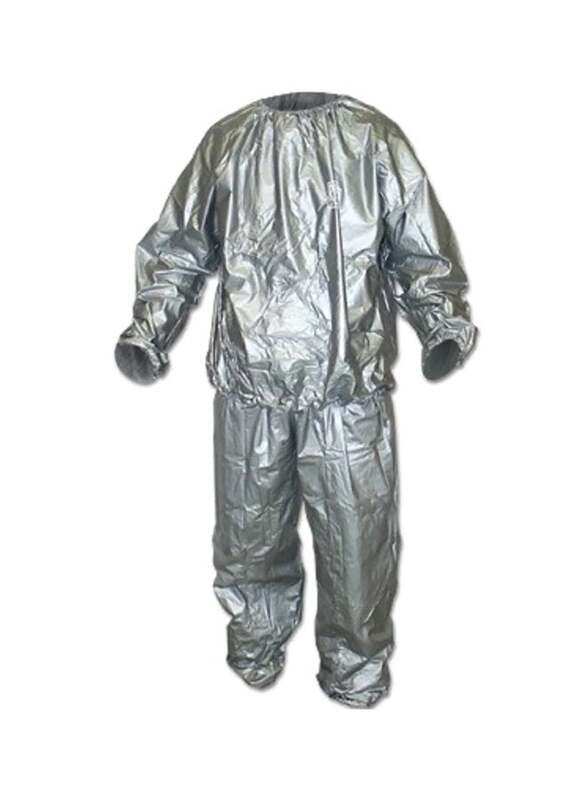 

Generic Slimming Sauna Suit, XXL, Silver