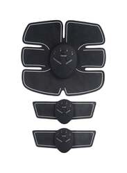 Abdominal Muscle Toner Set, 6 Pieces, Black