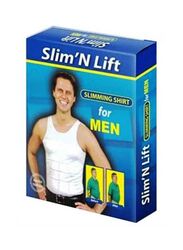 Slim N Lift Slimming Shirt, XXXL, White