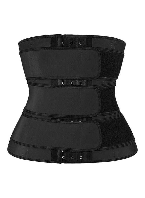 

Generic Waist Trainer with Hook Closure, Medium, Black