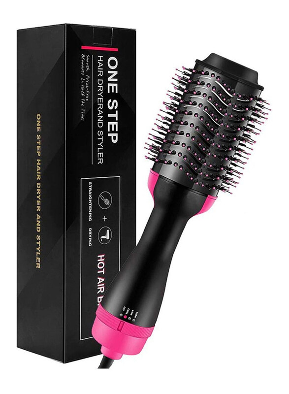 

One Step 3 in 1 Dryer & Volumizer Hair Straightener, Black