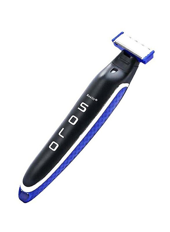 

Boxili Solo Men Facial Hair Remover Electric Razor, VQ-45, Black/Blue