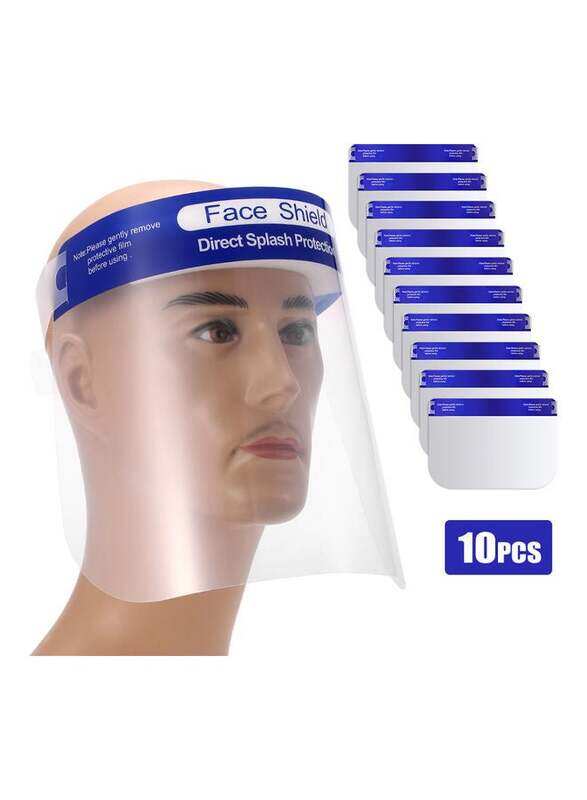 

Generic Shield Face Guard, Y14732-2-KM, Transparent, 10 Pieces