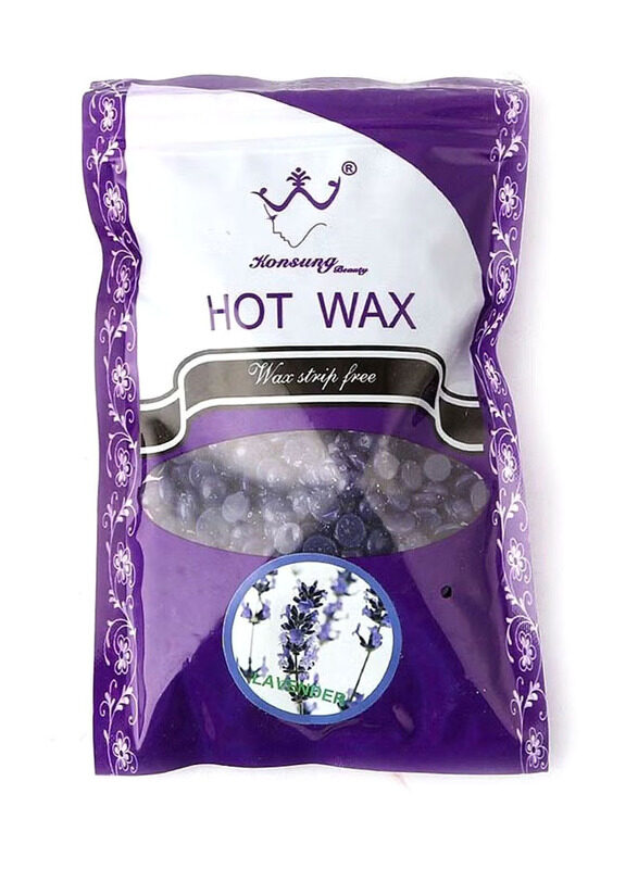 

Konsung Beauty Hair Removal Hot Natural Hard Wax Lavender Beans for Body, 100g