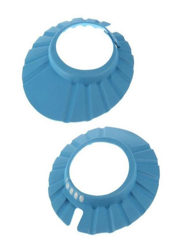 

Generic Adjustable Shampoo Bathing Shower Cap, 2 Pieces, Blue