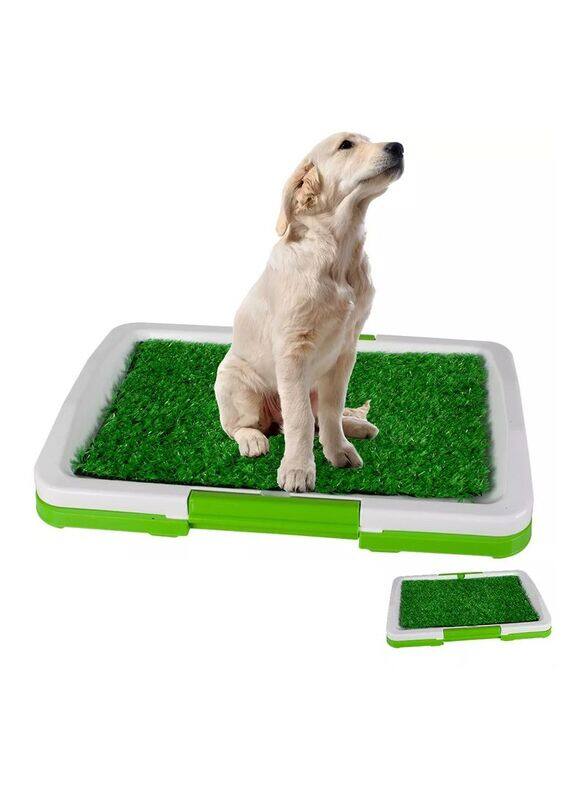 

Generic Dog Toilet Mat, White/Green