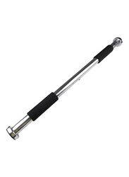 Jumbo Adjustable Door Pull Up Bar, 120cm, Silver/Black