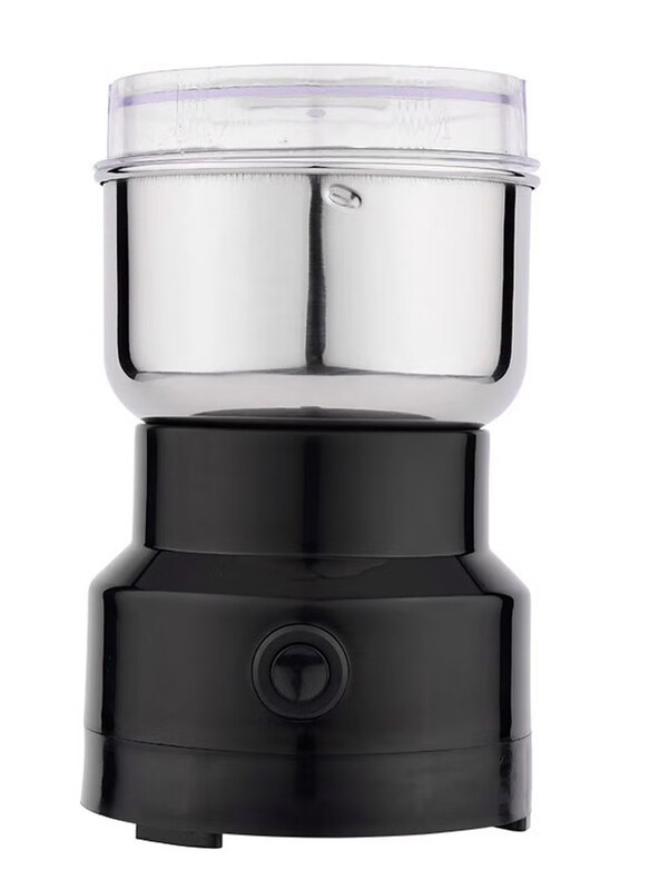 

DubaiGallery 0.2L Electric Coffee Bean Grinder, 150W, Black/Silver