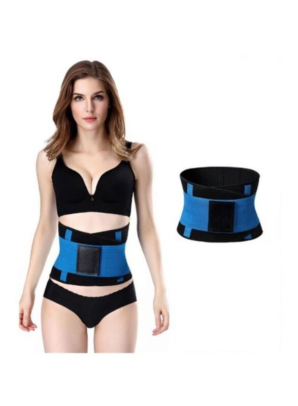 Slimming Belt, Medium, Blue/Black