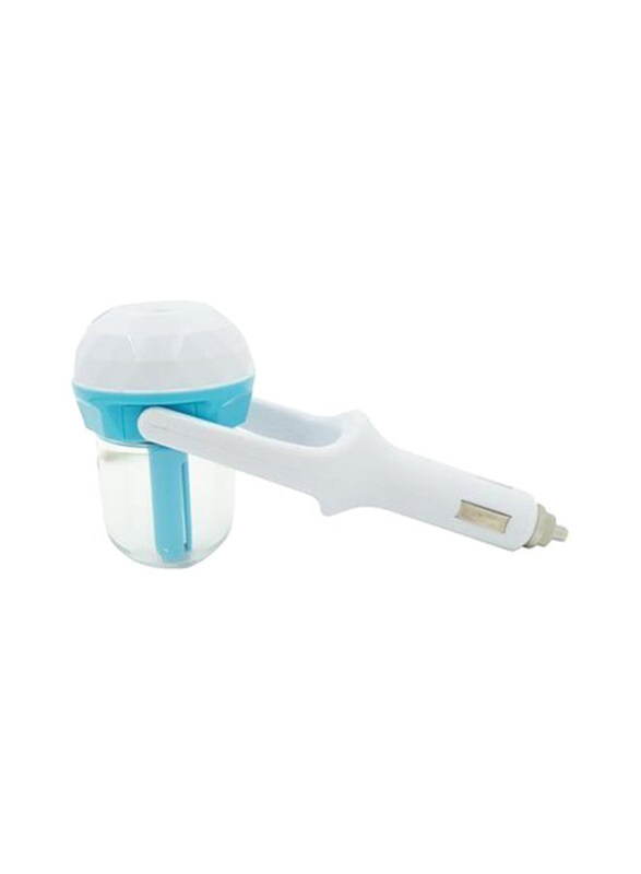 

Generic Car Electric Air Humidifier Air Freshener with Adapter, White/Blue