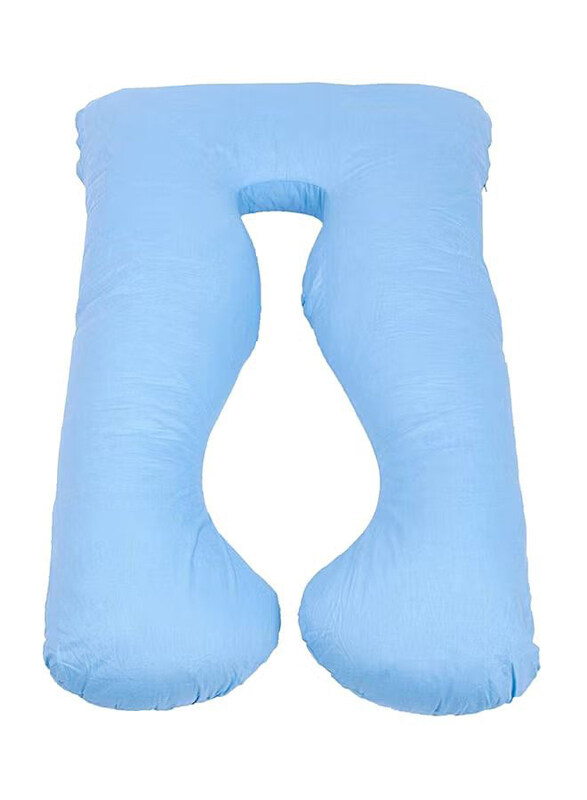 

Generic U-Shaped Maternity Cotton Pillow, Blue