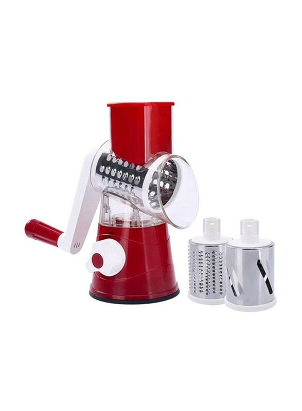 

Generic 3-in-1 Vegetable Mandoline Slicer, Red