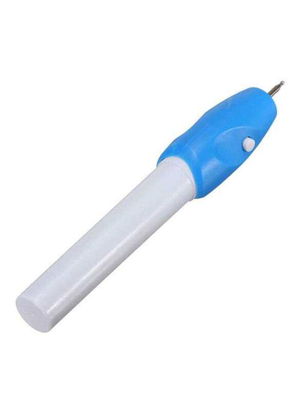 

Cabina Home Cordless Electric Engraving Carving Pen, Blue/White