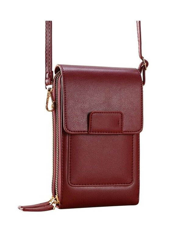 

Generic Fashion Touch Screen Cell Phone Shoulder Bag, Brown