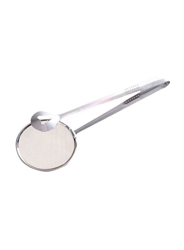 

Generic Ladles Strainers Filter Oil Mesh Clip, Silver