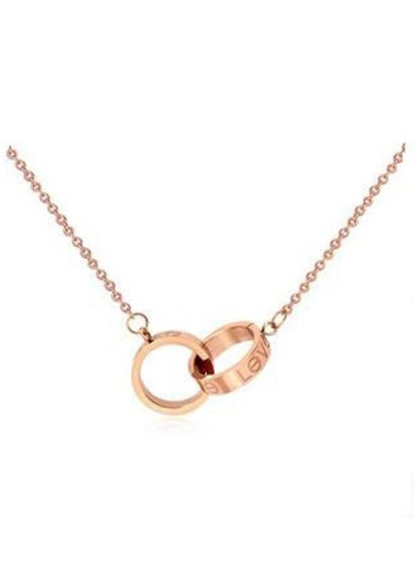 

Generic Lovely Rose Gold Necklace for Women, Rose Gold