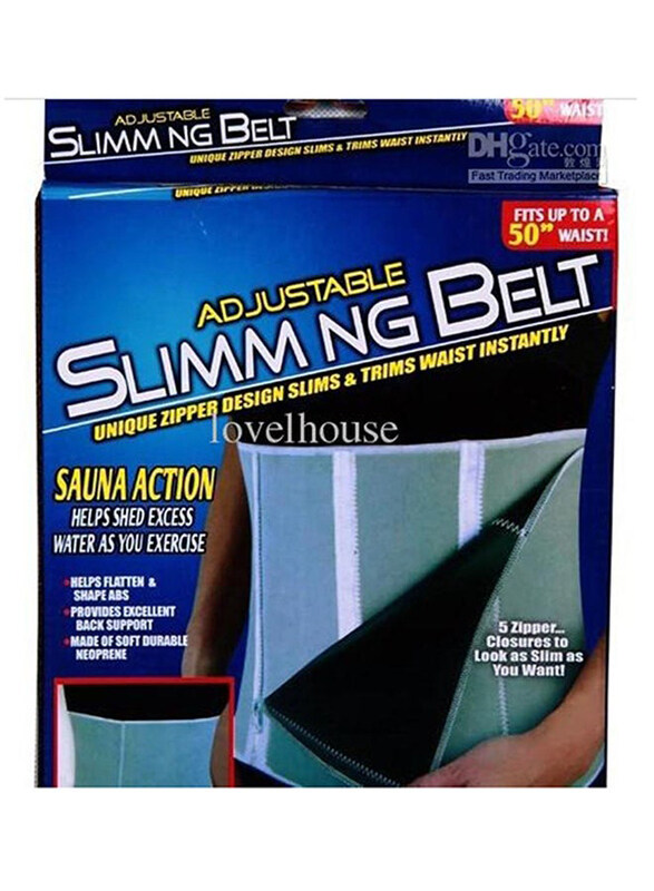 

Generic Adjustable Slimming Belt With Zipper, 1 Piece
