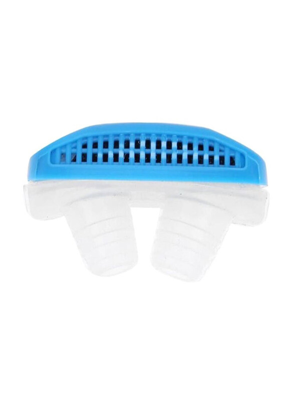 

Generic 2-in-1 Unisex Anti Snoring Nose Breath Apparatus, Blue/White
