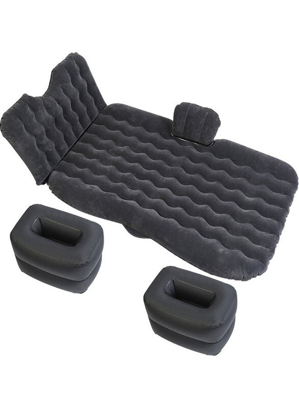 

Generic Car Travel Inflatable Mattress Set, Black