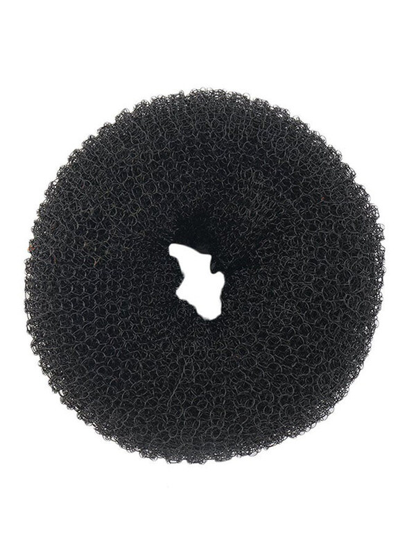 

Generic Donut Shape Sponge Hair Bun Maker for All Hair Types, Black