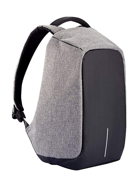 

Bobby Anti-Theft Laptop Backpack Laptop Bag with USB Port, Grey/Black
