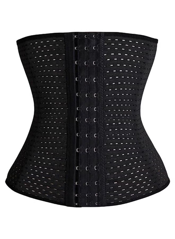 

Generic Waist Cincher Body Shaper Corset, Black, Small