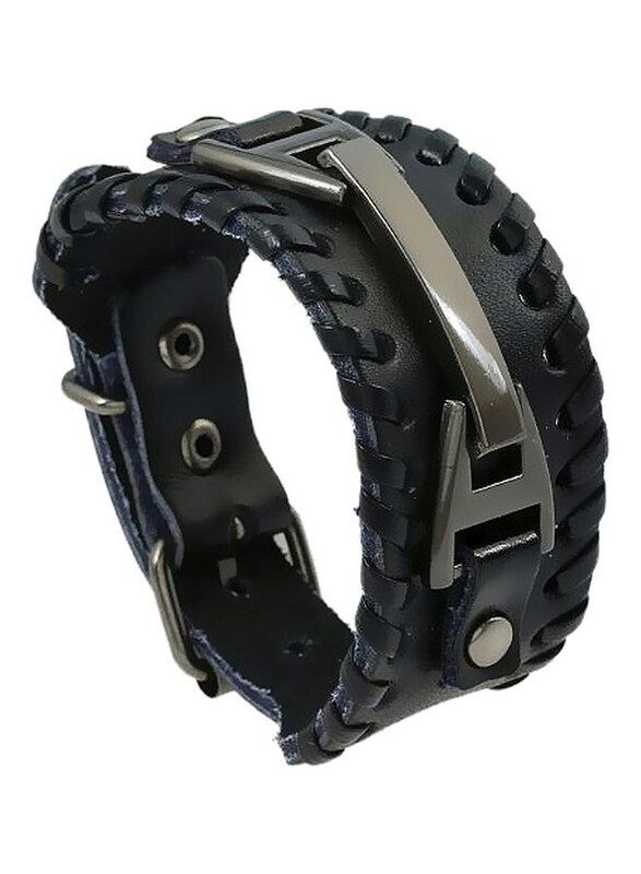 

Generic Leather Vintage Styled Black Bracelets
