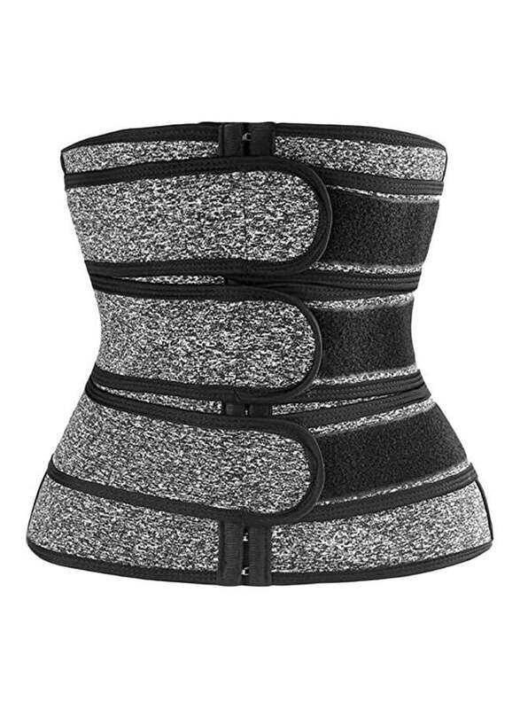 

Generic Zipper Closure Waist Trainer, XXX-Large, Grey